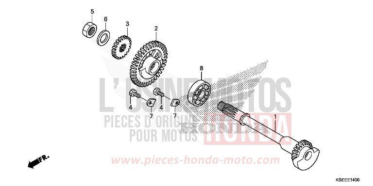 BALANCER for CRF150R "Big wheels" EXTREME RED (R292) from 2018